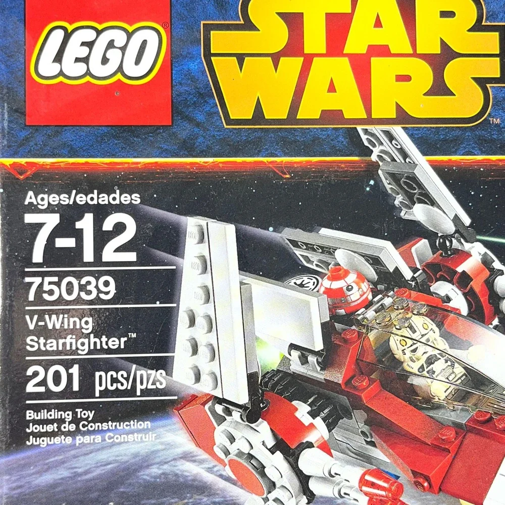 LEGO Star Wars V-Wing Starfighter 75039 Building Toy Set 201 Pcs New Retired - Picture 3 of 4